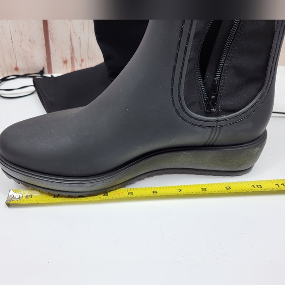 Jeffrey Campbell Monsoon Over the Knee Platform Rain Boot Size 11 - Picture 13 of 15